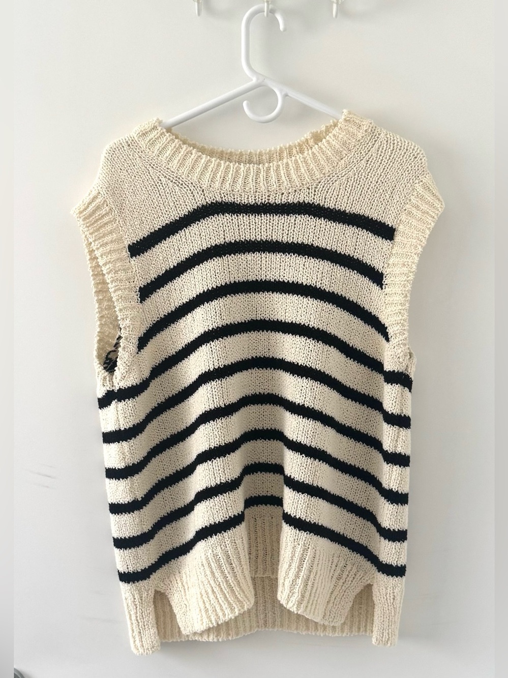 Zara striped sweater vest
